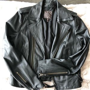 Joie Ailey Leather Moto Jacket